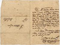 Personal letter from Pedro de Limeres, no place, to Madame López
