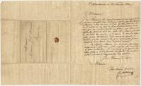Business letter from Cr. Anthoine, Saint Martinville, to Jean Baptiste Beauvais, Saint Martinville