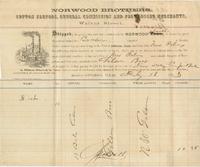 Bills of lading for cotton shipped to Golsan Brothers, cotton factors and commission merchants, New Orleans