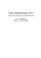 The agrarian city