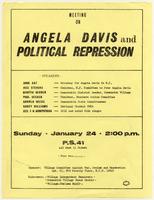 Meeting on Angela Davis and Political Repression