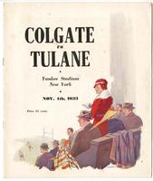 Colgate University Football Program; Colgate vs. Tulane