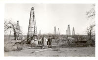 A few oil wells operating in Jennings field