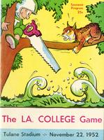 Tulane University Football Program-The Greenie; Louisiana College vs. Tulane