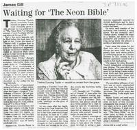 Article:   Waiting for  The Neon Bible