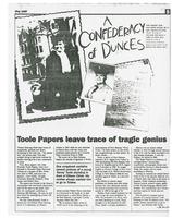 Toole Papers leave trace of tragic genius