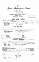 1969-10-18 Junior Philharmonic Society of New Orleans concert program