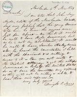 Letter from  Dwight P. Janes to Joshua Leavitt