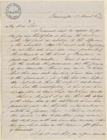 Letter from  John T. Norton  to Lewis Tappan
