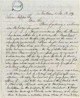 Letter from  Amos Townsend Jr. to Lewis Tappan