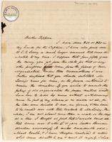 Letter from  A.A. Phelps to Lewis Tappan