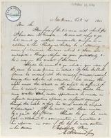 Letter from  Amos Townsend Jr. to 