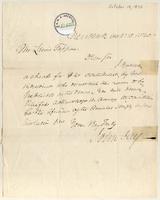 Letter from  John Jay to Lewis Tappan