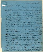 Letter from  J. Holcomb  to Lewis Tappan