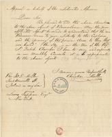Letter from  Christian Miller  to Lewis Tappan