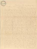 Letter from  William Harned  to Austin F. Williams and Lewis Tappan