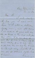 Letter to Elizabeth, 1863 February 20