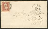 Envelope addressed to Mary E. Mason, 1863 March 12