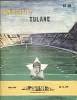The Official Football Program of Vanderbilt University; Tulane vs. Vanderbilt