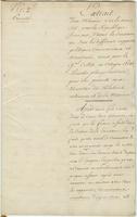 "Extract of a memoir on the necessity for the French Republic to have Louisiana," presented by General V[ictor] Collot, Philadelphia, to Citizen [Pierre Auguste] Adet, Minister Plenipotentiary [from France to the United States], [Philadelphia]