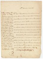 Petition submitted by the widow of Lieutenant Colonel Pedro Gerardo de Villemont in New Orleans to the Commissioners of His Catholic Majesty; endorsement of the Marqués de Caso Calvo, New Orleans