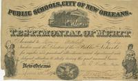 Public Schools of the City of New Orleans: Testimonial of Merit
