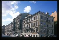 Zhukovskii Street 34 / 2 Radishchev Street (right), apartment building