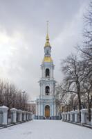 Nikolskaya Square 3A, bell tower, Cathedral of Saint Nicholas, east view