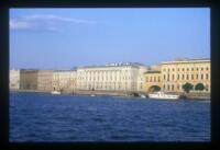 Palace Embankment, view from Neva River
