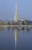 Cathedral of Saints Peter & Paul, Peter-Paul Fortress, southwest view, Petropavlovskaia Fortress 7A