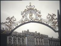 Catherine Palace, Catherine Park 1, courtyard facade, Entrance Gate ironwork