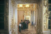 Catherine Palace, interior, amber room (view from picture hall)