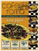Cafe Roma delivery menu with coupons