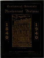 Centennial souvenir du restaurant Antoine