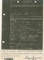Marriage certificate:  John and Thelma Toole