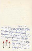 Letter from Margaret Chaisson