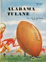 University of Alabama Football Program; Tulane vs. Alabama