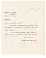 Letter  from Thelma Toole