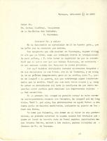 Letter from Joaquín Zavala Solís to Dr. Don Rafael Zaldívar, President of the Republic of El Salvador