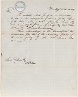 Letter from  Anonymous  to Lewis Tappan
