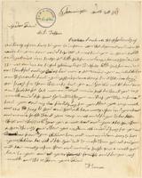 Letter from  Kinna  to Lewis Tappan