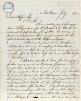 Letter from  Amos Townsend Jr. to Lewis Tappan