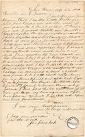 Letter from  James B. Covey to Lewis Tappan