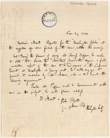 Note regarding a visit by William Hunt
