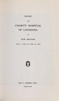 Charity Hospital Report 1958-1959